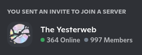 a screenshot of the Yesterweb Discord server