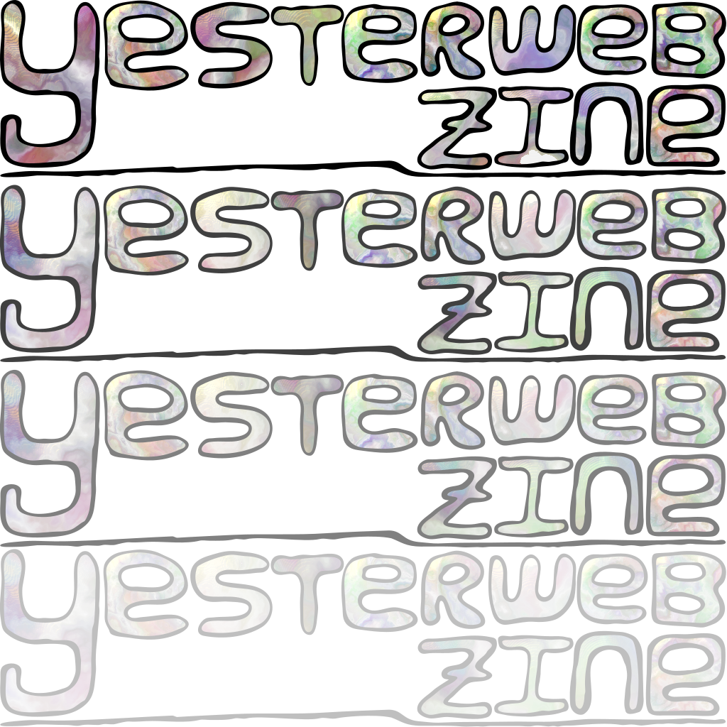 Yesterweb zine logo